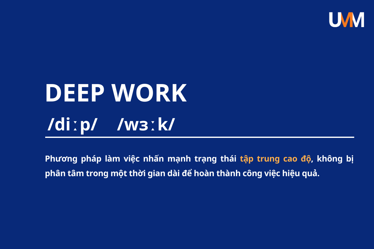 Định nghĩa Deep Work 