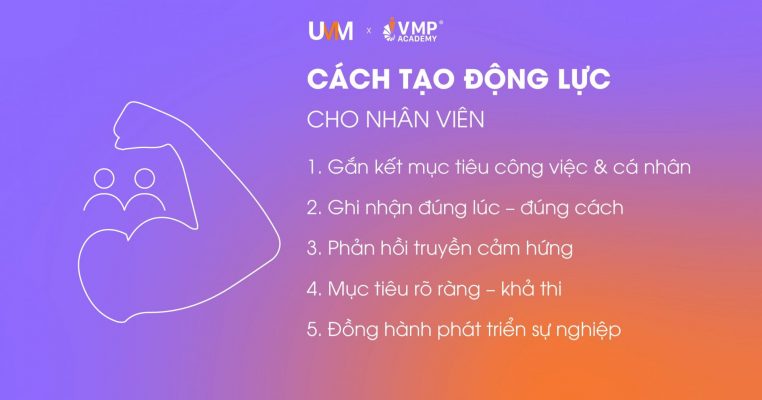 Cách tạo động lực cho nhân viên.