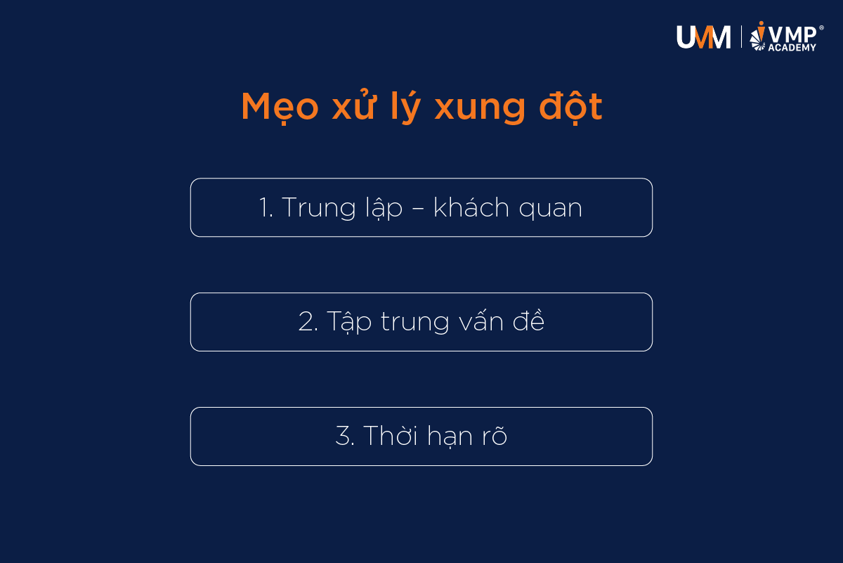 Mẹo xử lý xung đột dành cho quản lý. Mẹo xử lý xung đột dành cho quản lý.