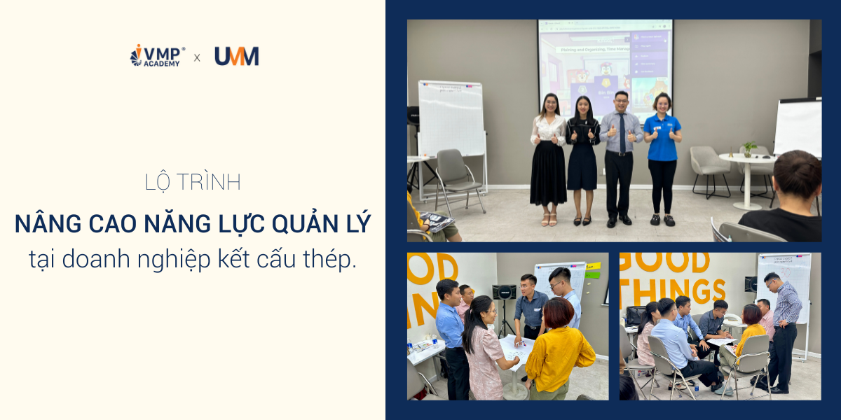 VMP Academy đồng hành cùng doanh nghiệp hàng đầu ngành Kết cấu thép trong hành trình nâng cao năng lực quản lý. Khám phá cách VMP triển khai dự án trong bài viết dưới đây!