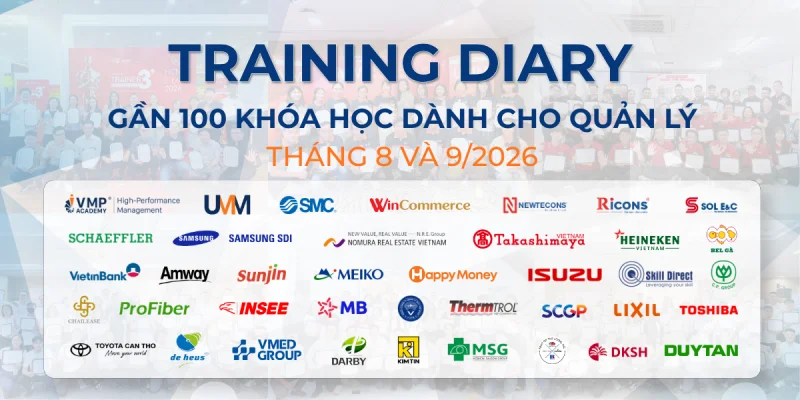 Khóa đào tạo quản lý cấp trung tháng 8-9/2026 | UMM